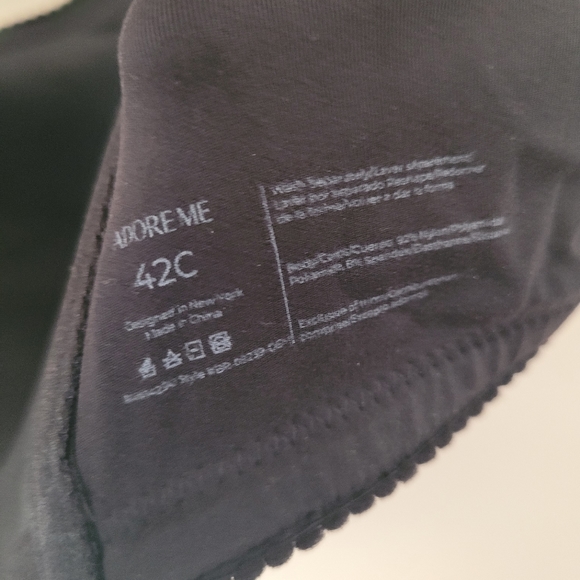 NWT Adore Me Johanna Black Plus Contour - Picture 4 of 6